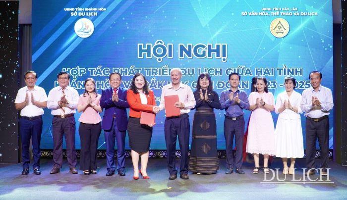 Sở Du lịch Khánh Hòa và Sở Văn hóa, Thể thao và Du lịch Đắk Lắk ký kết hợp tác phát triển du lịch giai đoạn 2023 - 2025.